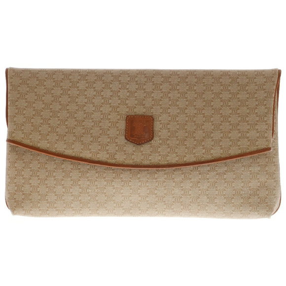 Celine Macadam Clutch Bag Beige - Picture 1 of 5
